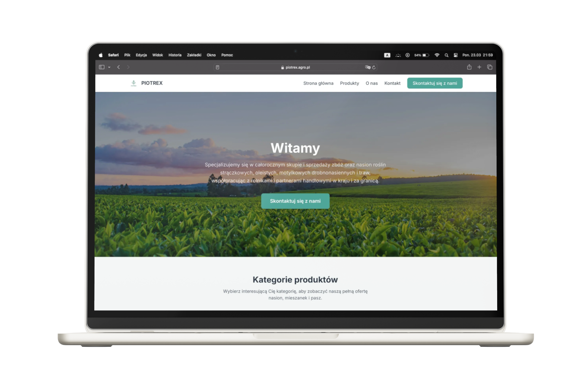 Strona internetowa - Piotrex Agro